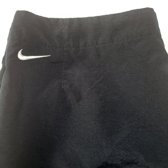 Vintage 90s/Y2K Nike Cropped Track Pants Tuxedo Pink Stripe Straight Leg - Picture 3 of 14